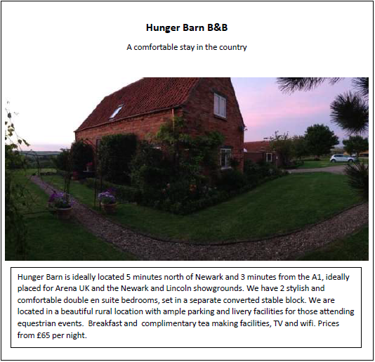 Hunger Barm B&B. A comfortable stay in the country